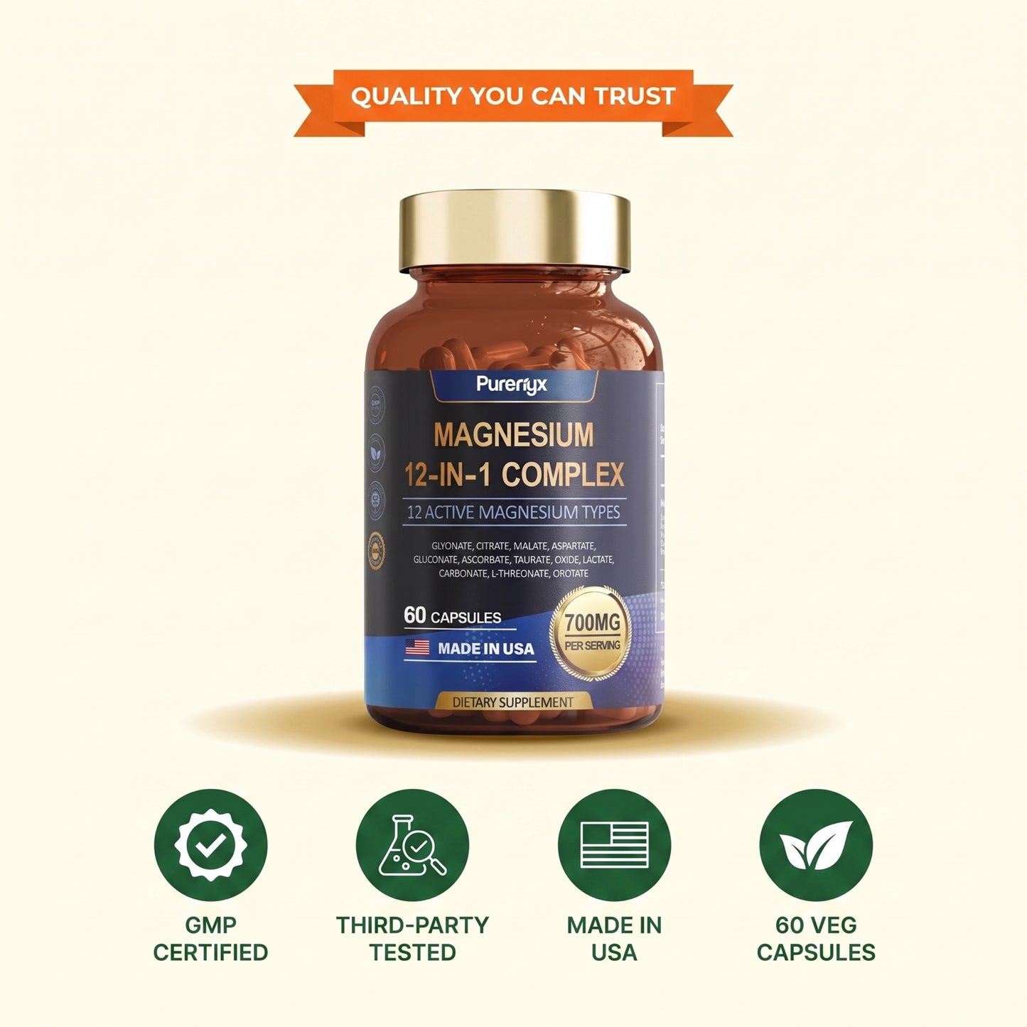 Purenyx® 12-in-1 Magnesium Complex (700MG)